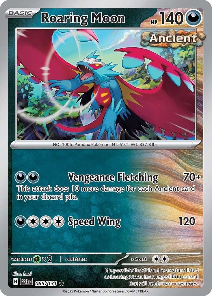 Roaring Moon [065/131] - SV: Prismatic Evolutions (PRE) - Reverse Holofoil