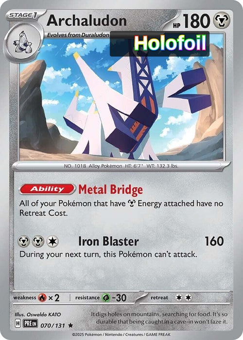 Archaludon [070/131] - SV: Prismatic Evolutions - *Holofoil*