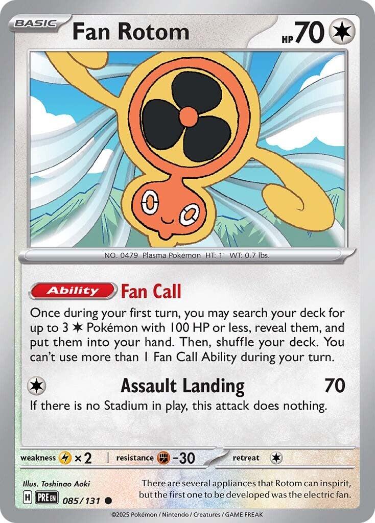 Fan Rotom [085/131] - SV: Prismatic Evolutions (PRE)