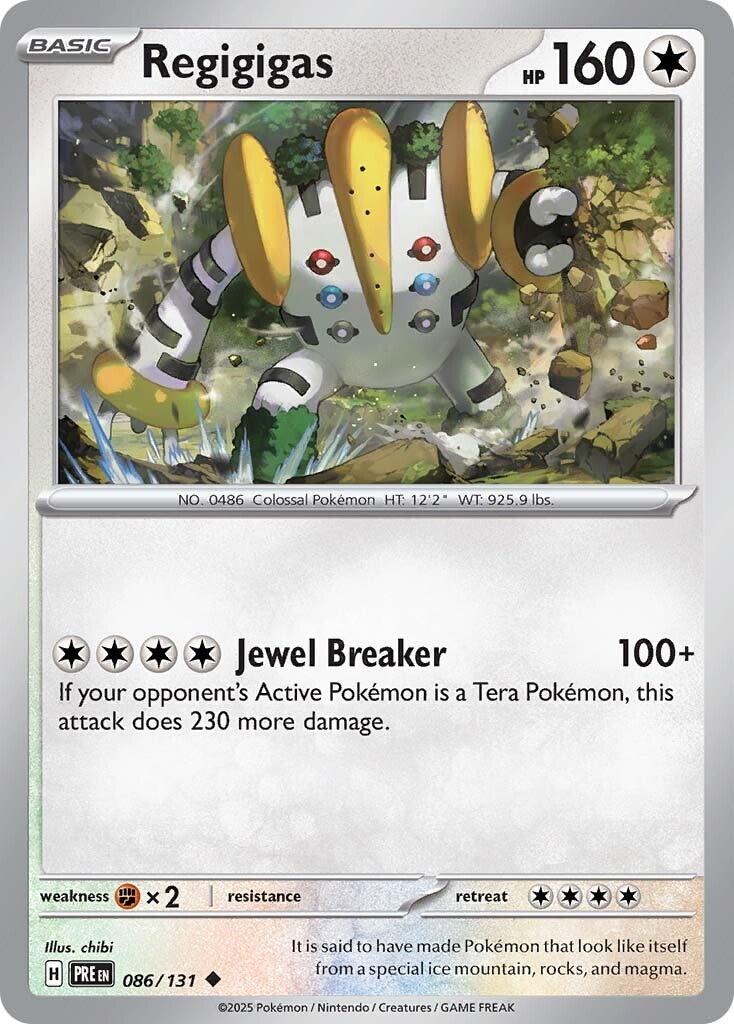 Regigigas [086/131] - SV: Prismatic Evolutions (PRE) - Reverse Holofoil