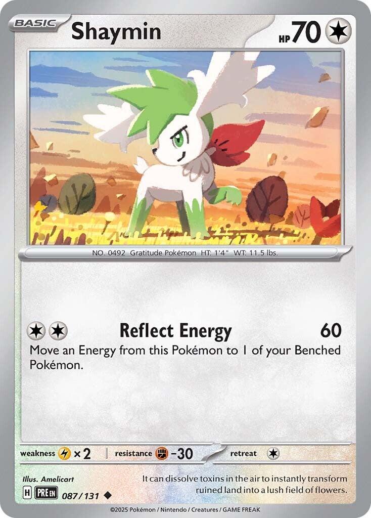 Shaymin [087/131] - SV: Prismatic Evolutions (PRE) - Reverse Holofoil