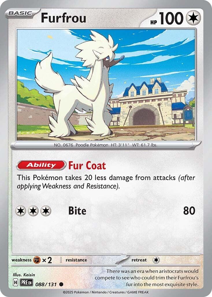 Furfrou [088/131] - SV: Prismatic Evolutions (PRE)