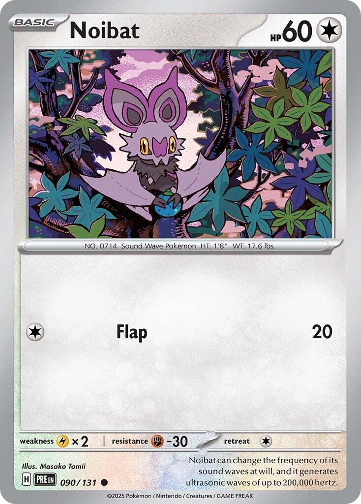 Noibat [090/131] - SV: Prismatic Evolutions (PRE) - Reverse Holofoil