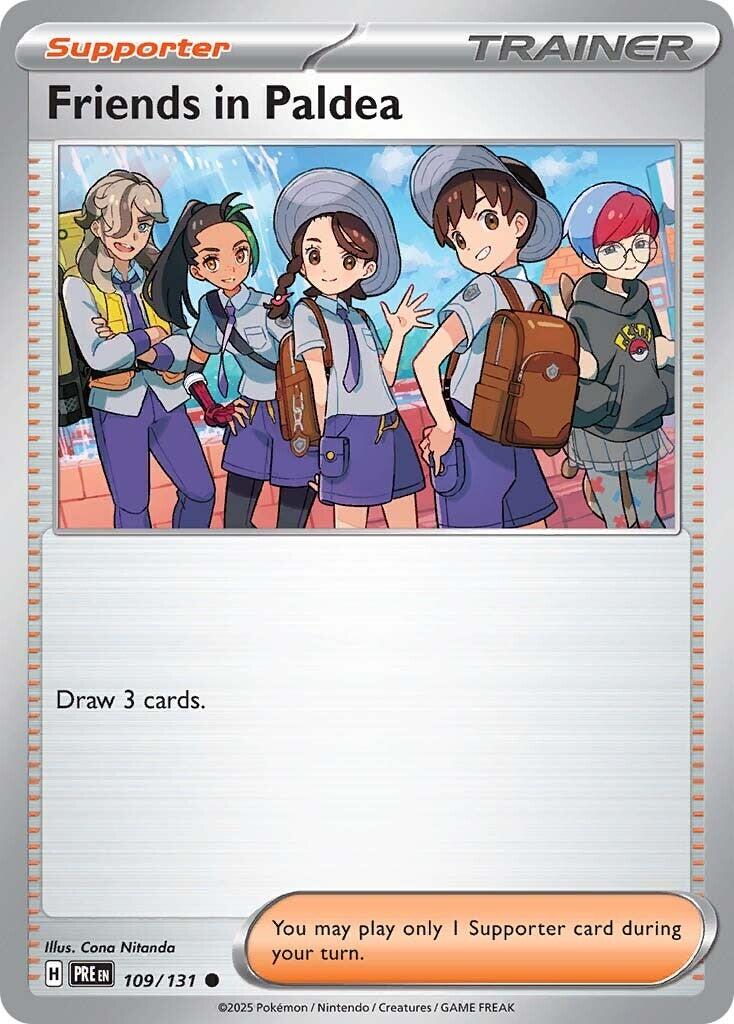 Friends in Paldea - 109/131 [109/131] - SV: Prismatic Evolutions (PRE) - Reverse Holofoil