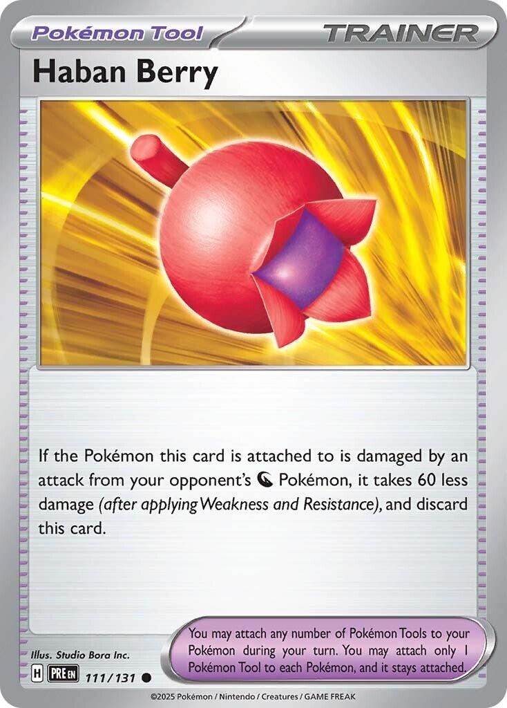 Haban Berry [111/131] - SV: Prismatic Evolutions (PRE)