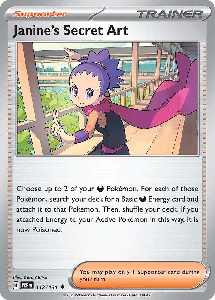 Janine's Secret Art - 112/131 [112/131] - SV: Prismatic Evolutions (PRE) - Reverse Holofoil