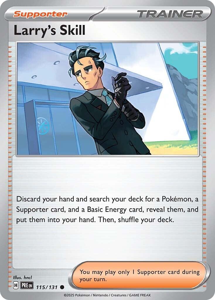 Larry's Skill - 115/131 [115/131] - SV: Prismatic Evolutions (PRE) - Reverse Holofoil