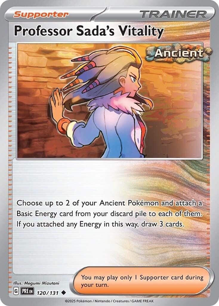 Professor Sada's Vitality [120/131] - SV: Prismatic Evolutions (PRE) - Reverse Holofoil
