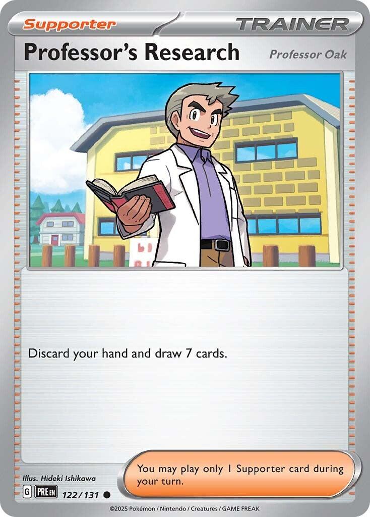 Professor's Research [Professor Oak] [122/131] - SV: Prismatic Evolutions (PRE) - Reverse Holofoil