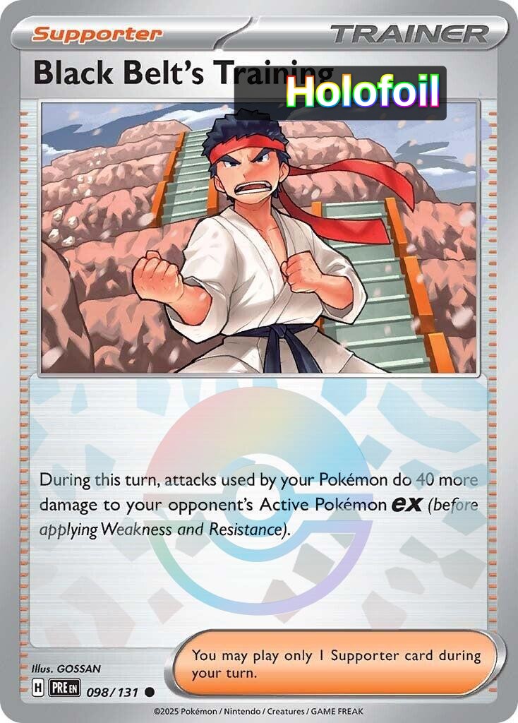 Black Belt's Training - 098/131 (Poke Ball Pattern)