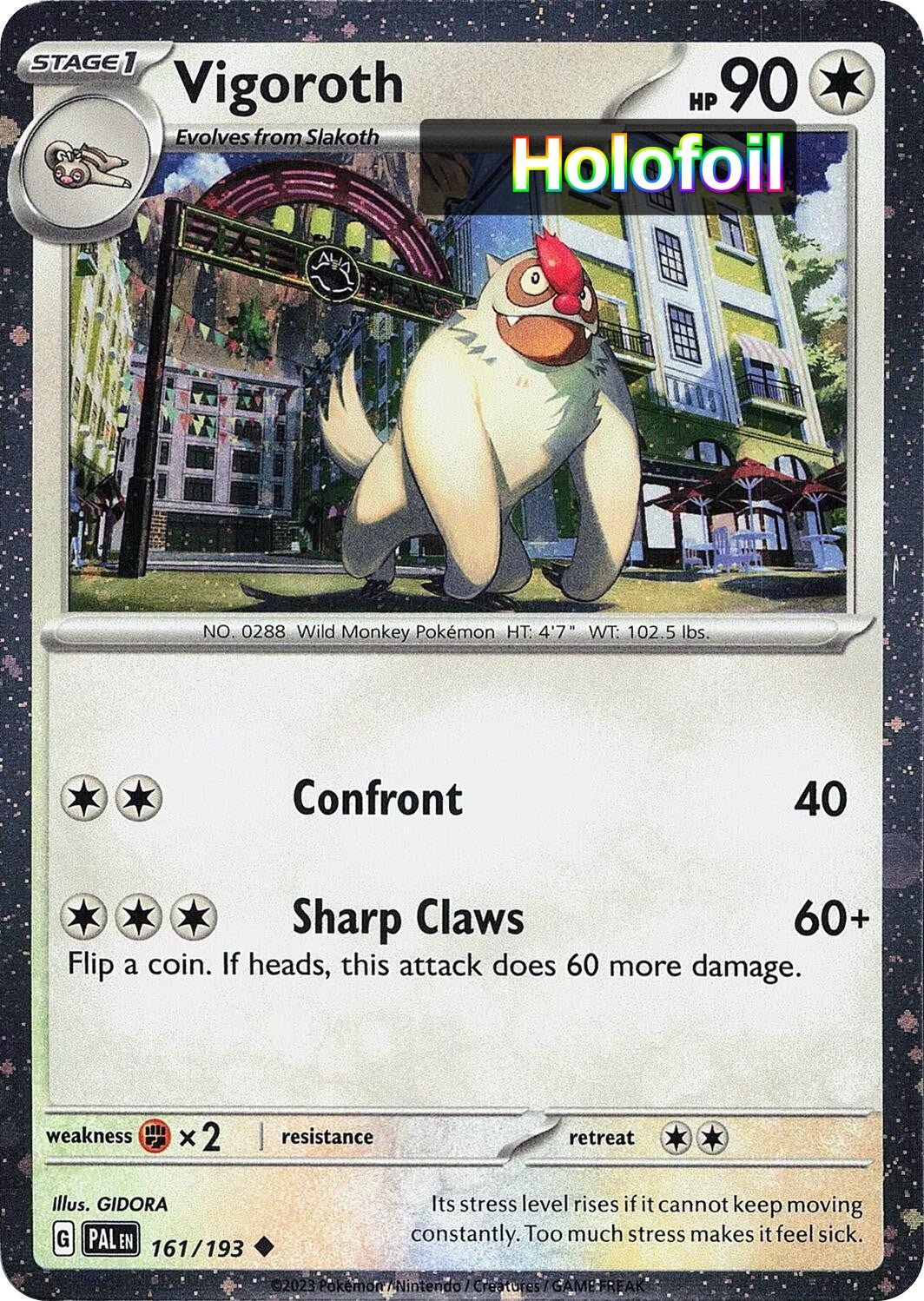 Vigoroth (Cosmos Holo)