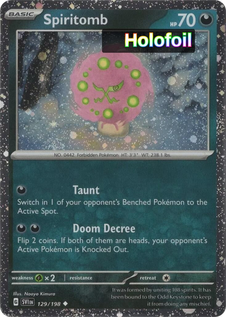 Spiritomb - 129/198 (Cosmos Holo)