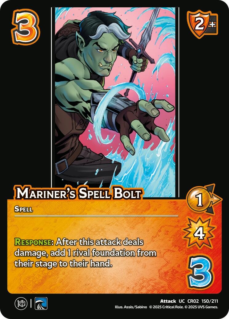 Mariner's Spell Bolt