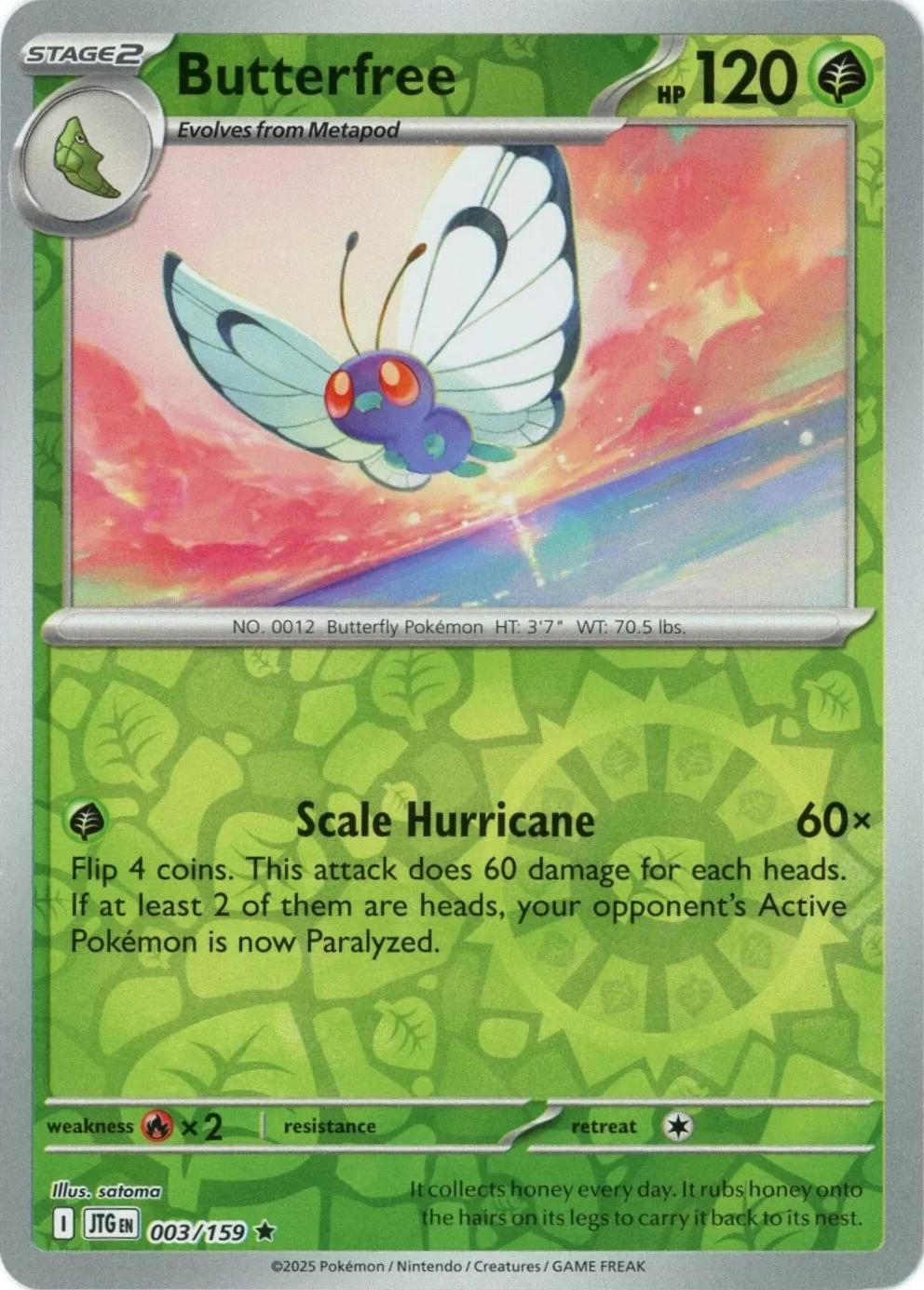 Butterfree [003/159] - SV09: Journey Together (JTG) - Reverse Holofoil