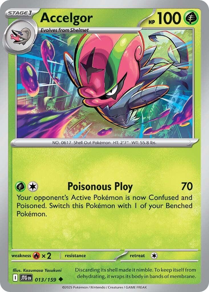 Accelgor [013/159] - SV09: Journey Together (JTG) - Reverse Holofoil