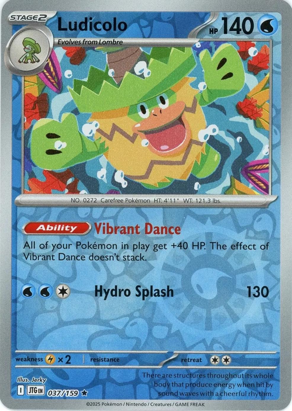 Ludicolo [037/159] - SV09: Journey Together (JTG) - Reverse Holofoil