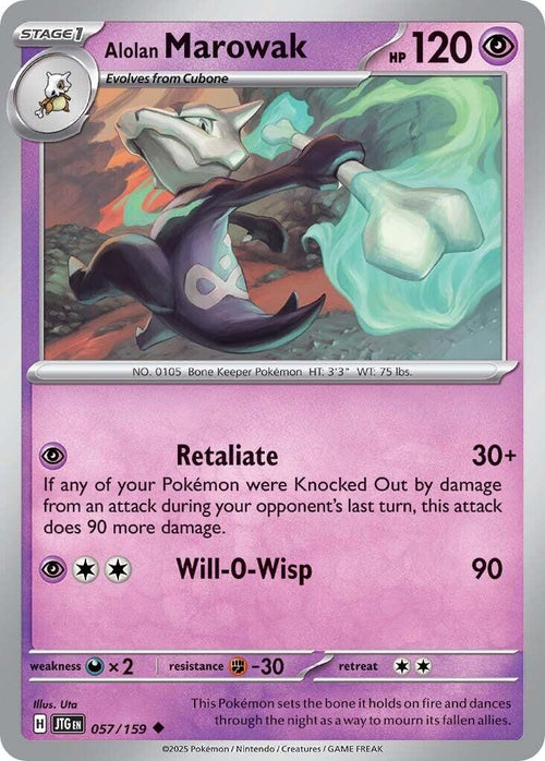 Alolan Marowak [057/159] - SV09: Journey Together (JTG)