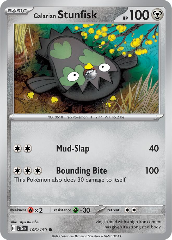 Galarian Stunfisk [106/159] - SV09: Journey Together (JTG)