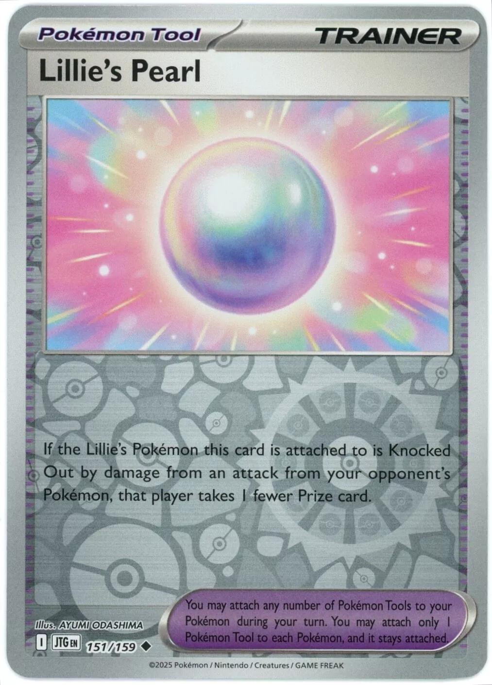 Lillie's Pearl [151/159] - SV09: Journey Together (JTG) - Reverse Holofoil