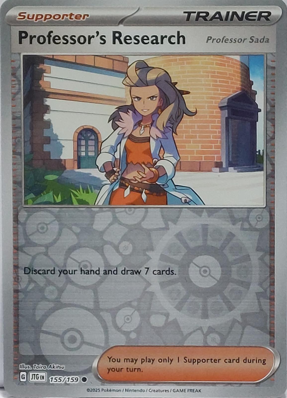 Professor's Research [Professor Sada] [155/159] - SV09: Journey Together (JTG) - Reverse Holofoil