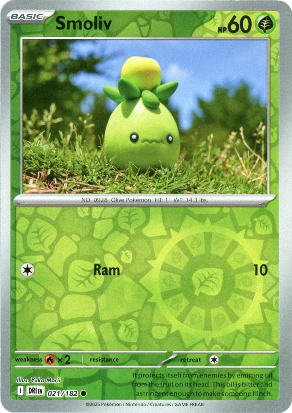 Smoliv [021/182] - SV10: Destined Rivals (DRI) - Reverse Holofoil