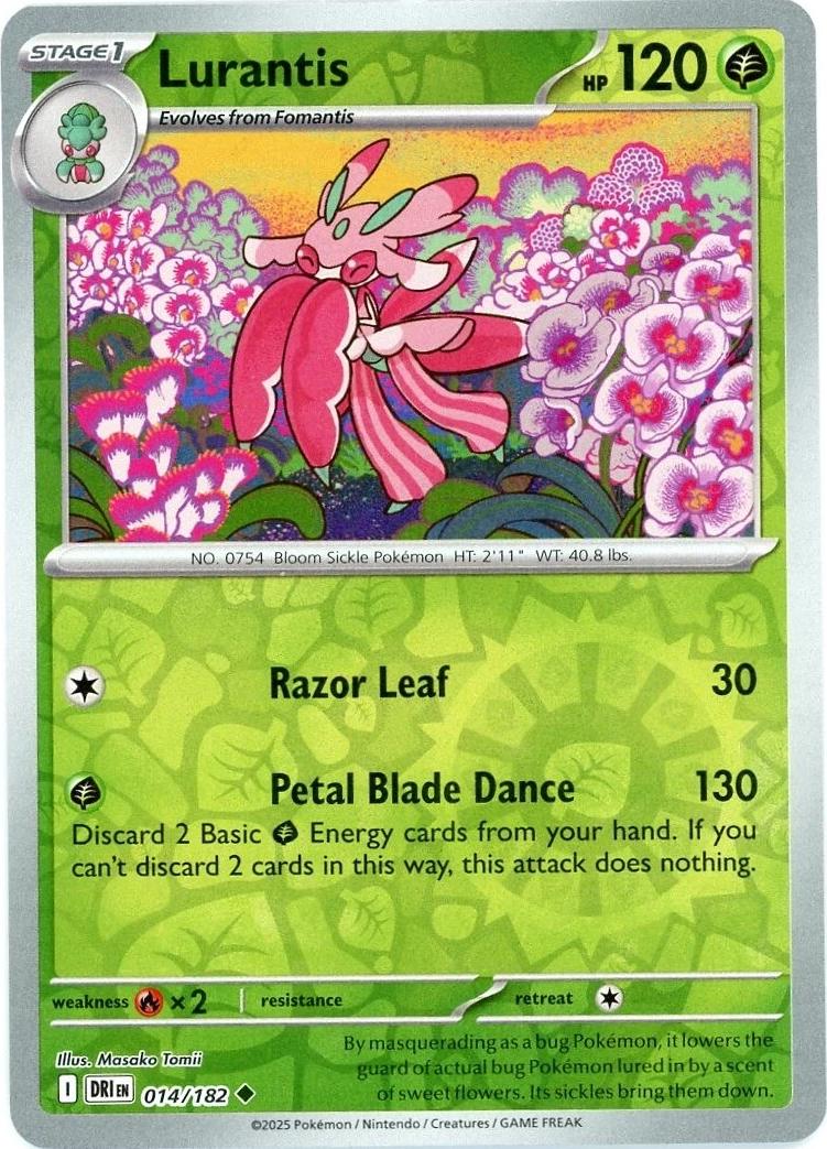 Lurantis [014/182] - SV10: Destined Rivals (DRI) - Reverse Holofoil