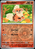 Growlithe [027/182] - SV10: Destined Rivals (DRI) - Reverse Holofoil