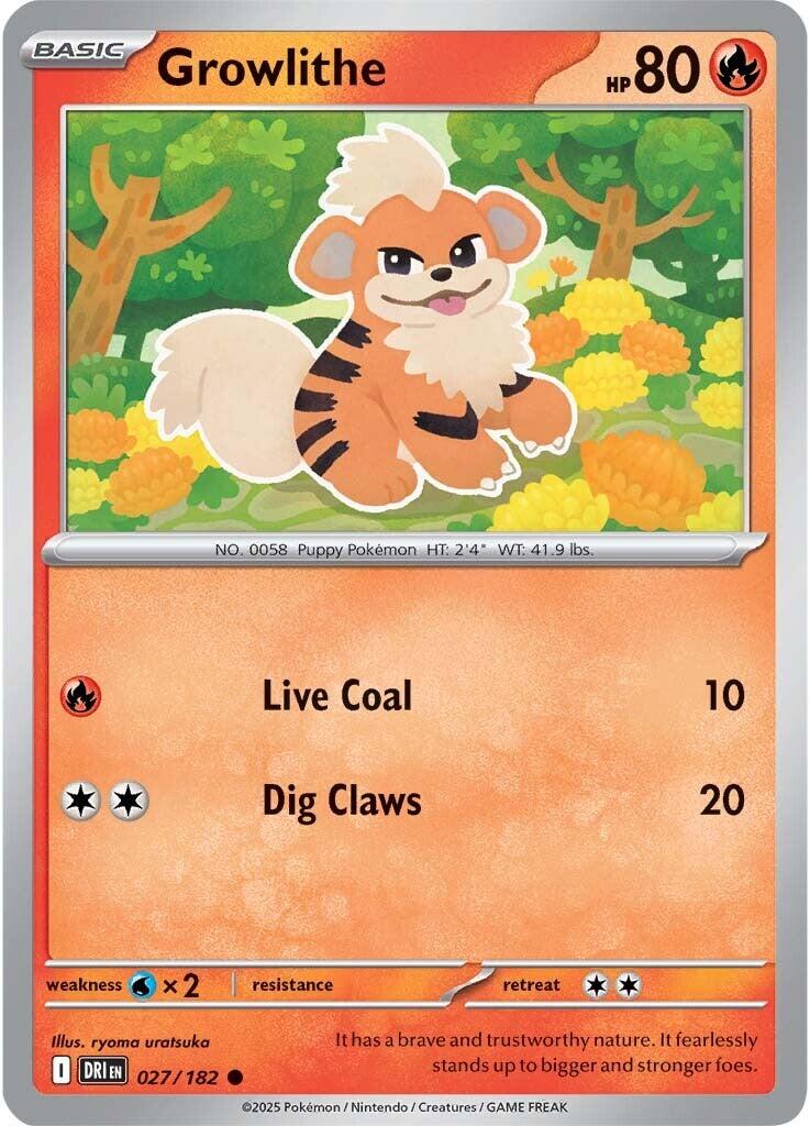 Growlithe [027/182] - SV10: Destined Rivals (DRI)