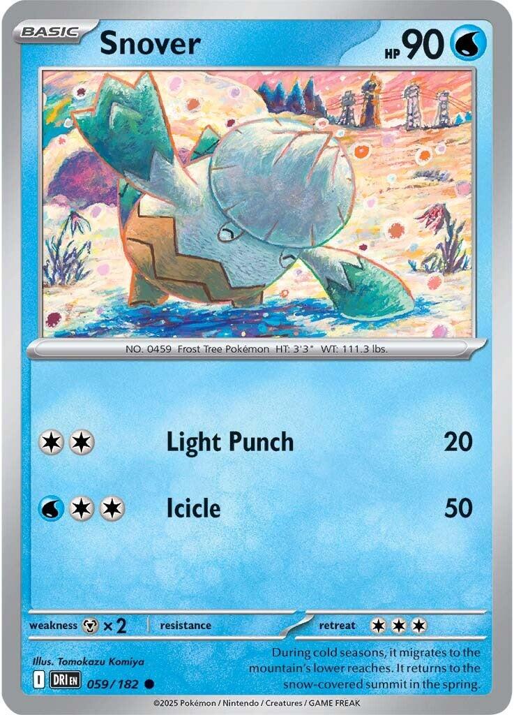 Snover [059/182] - SV10: Destined Rivals (DRI) - Reverse Holofoil