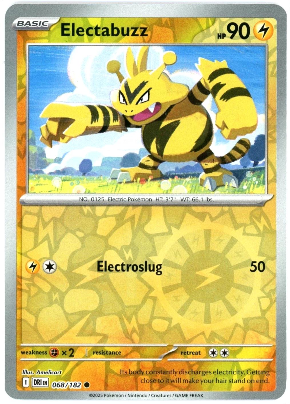 Electabuzz [068/182] - SV10: Destined Rivals (DRI) - Reverse Holofoil