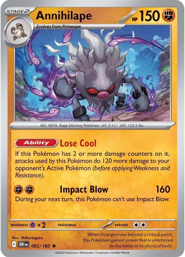 Annihilape [092/182] - SV10: Destined Rivals (DRI) - Holofoil