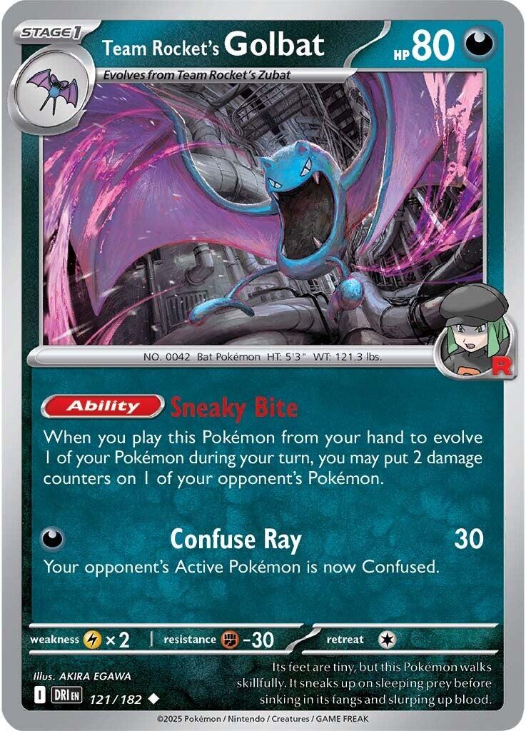 Team Rocket's Golbat [121/182] - SV10: Destined Rivals (DRI)