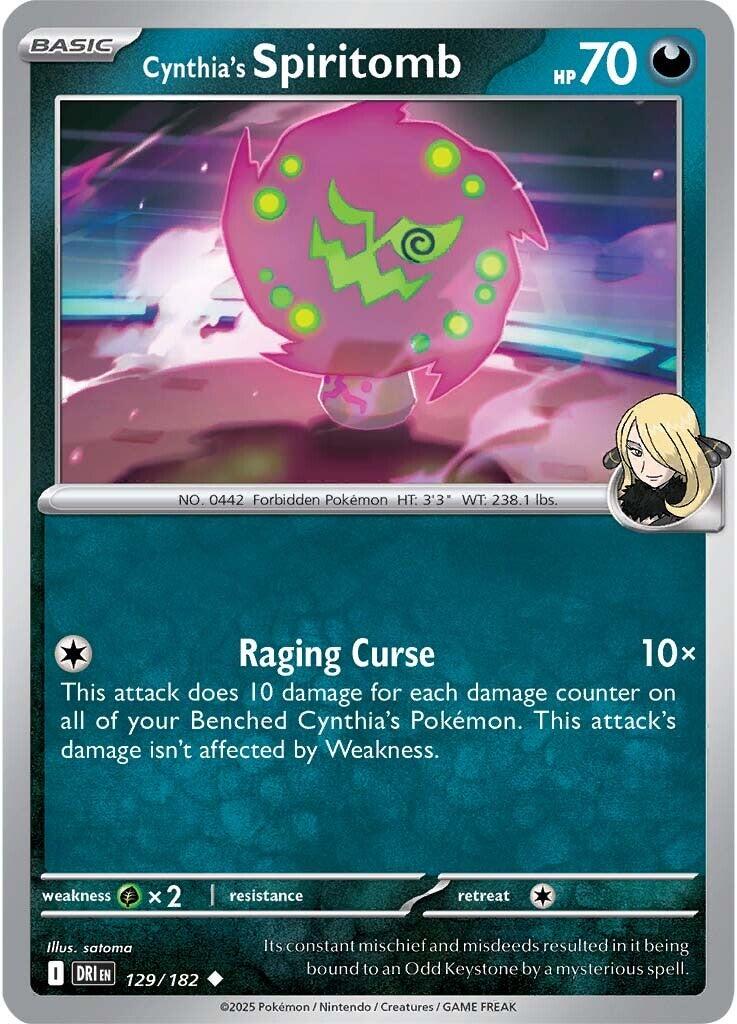 Cynthia's Spiritomb [129/182] - SV10: Destined Rivals (DRI)