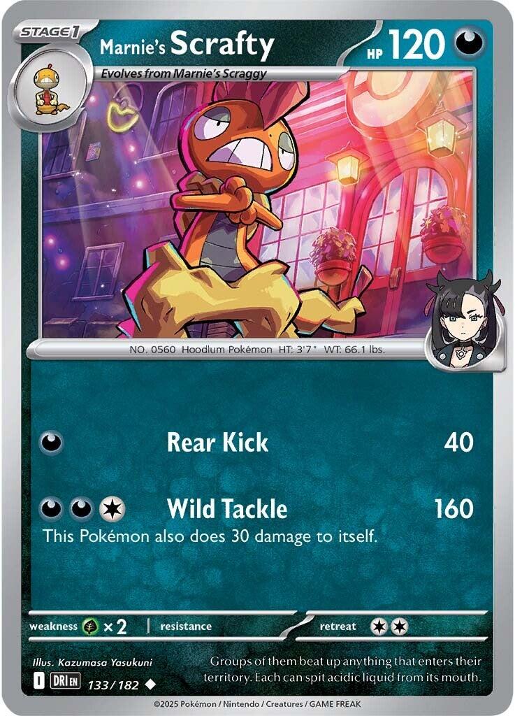 Marnie's Scrafty [133/182] - SV10: Destined Rivals (DRI)