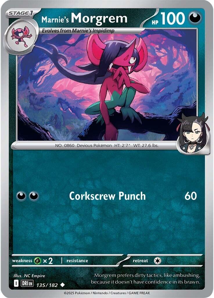 Marnie's Morgrem [135/182] - SV10: Destined Rivals (DRI) - Reverse Holofoil