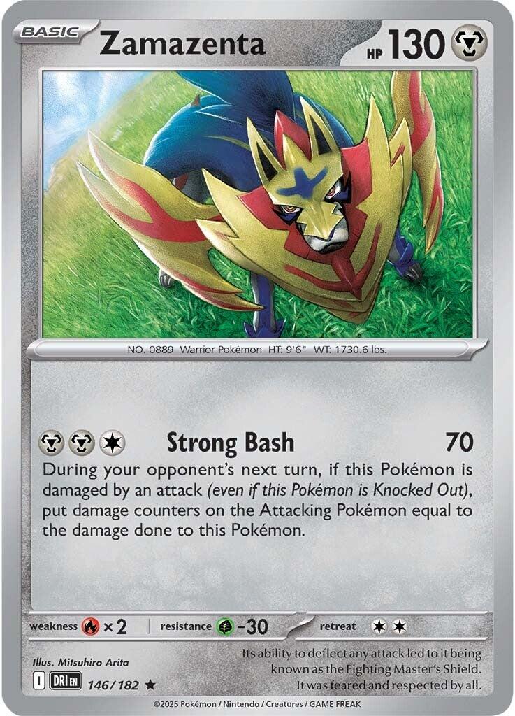 Zamazenta - 146/182 [146/182] - SV10: Destined Rivals (DRI) - Reverse Holofoil