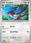 Swellow [157/182] - SV10: Destined Rivals (DRI) - Reverse Holofoil