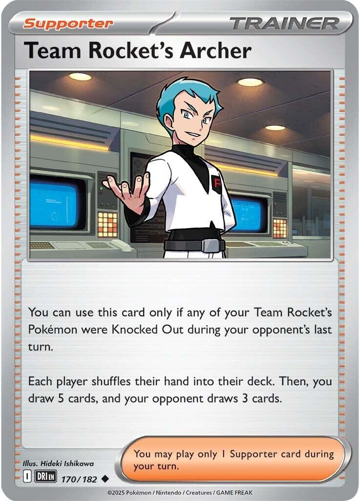 Team Rocket's Archer - 170/182 [170/182] - SV10: Destined Rivals (DRI)