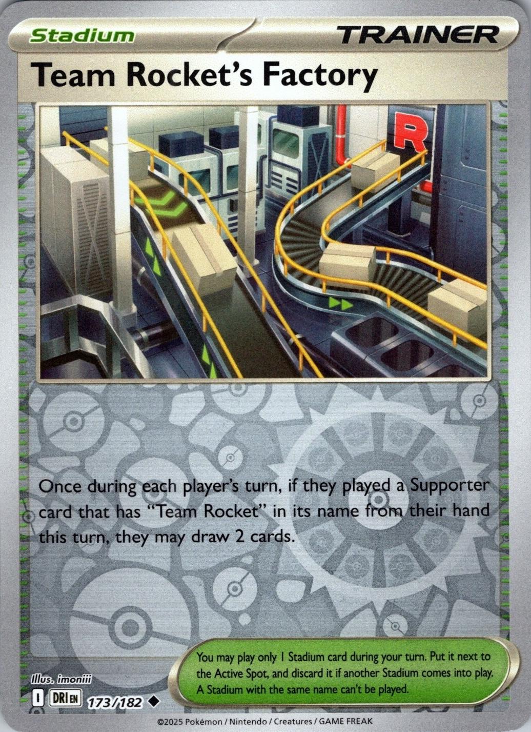 Team Rocket's Factory [173/182] - SV10: Destined Rivals (DRI) - Reverse Holofoil