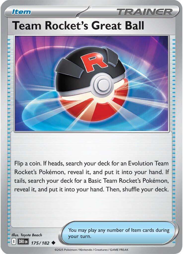 Team Rocket's Great Ball [175/182] - SV10: Destined Rivals (DRI)