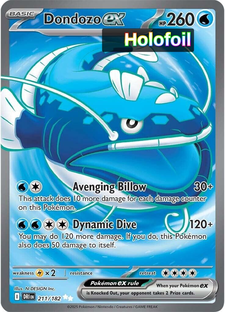 Dondozo ex - 211/182