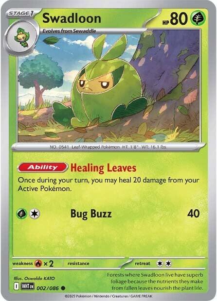 Swadloon [002/086] - SV: White Flare (WHT) - Reverse Holofoil