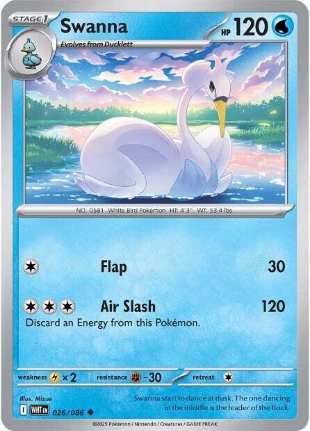 Swanna [026/086] - SV: White Flare (WHT) - Reverse Holofoil