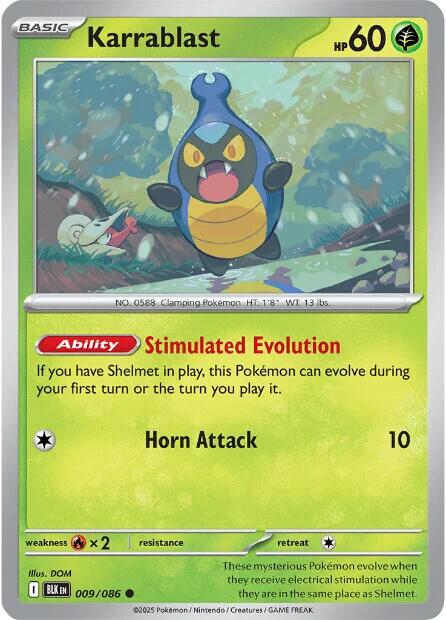 Karrablast [009/086] - SV: Black Bolt (BLK)