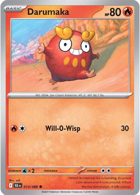 Darumaka [013/086] - SV: Black Bolt (BLK) - Reverse Holofoil