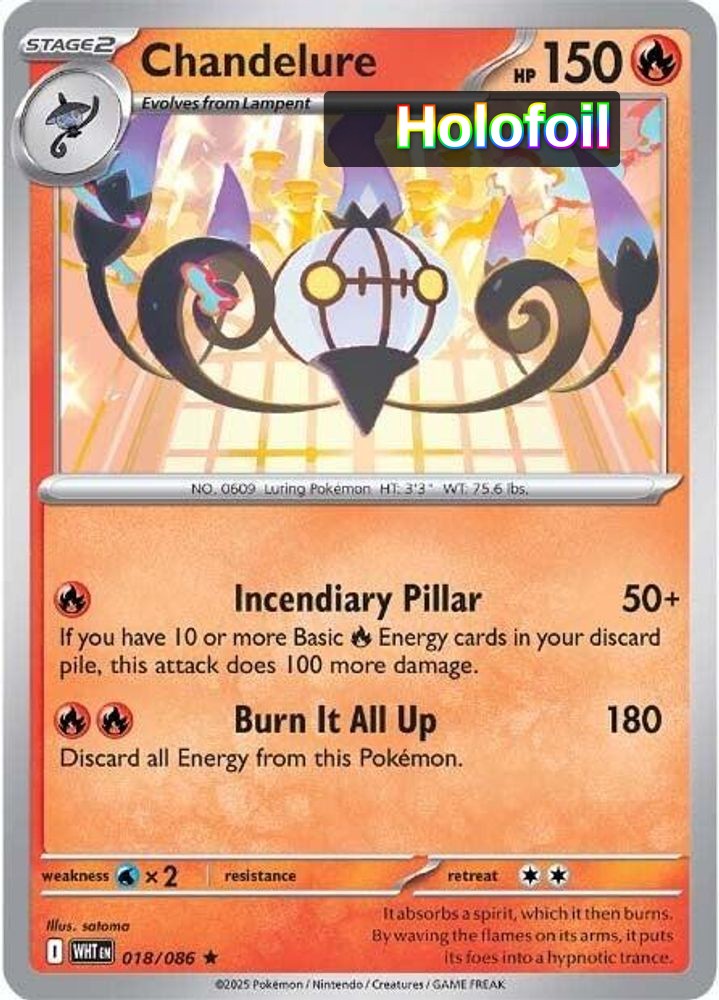 Chandelure [018/086] - SV: White Flare - *Holofoil*