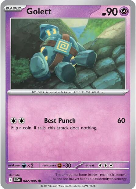 Golett [042/086] - SV: Black Bolt (BLK) - Reverse Holofoil