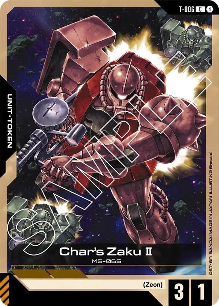 Char's Zaku II (T-006) Token