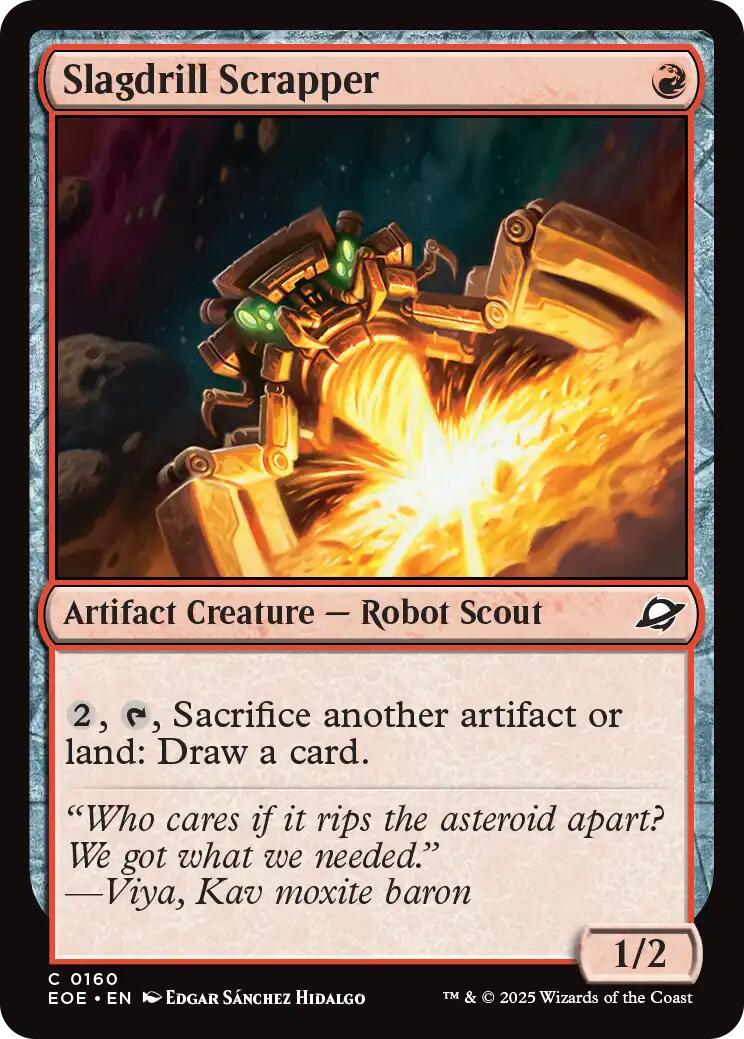 Slagdrill Scrapper