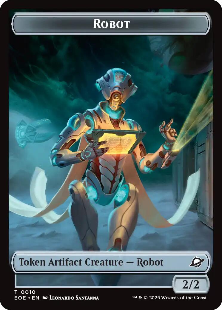 Robot // Lander (0006) Double-Sided Token